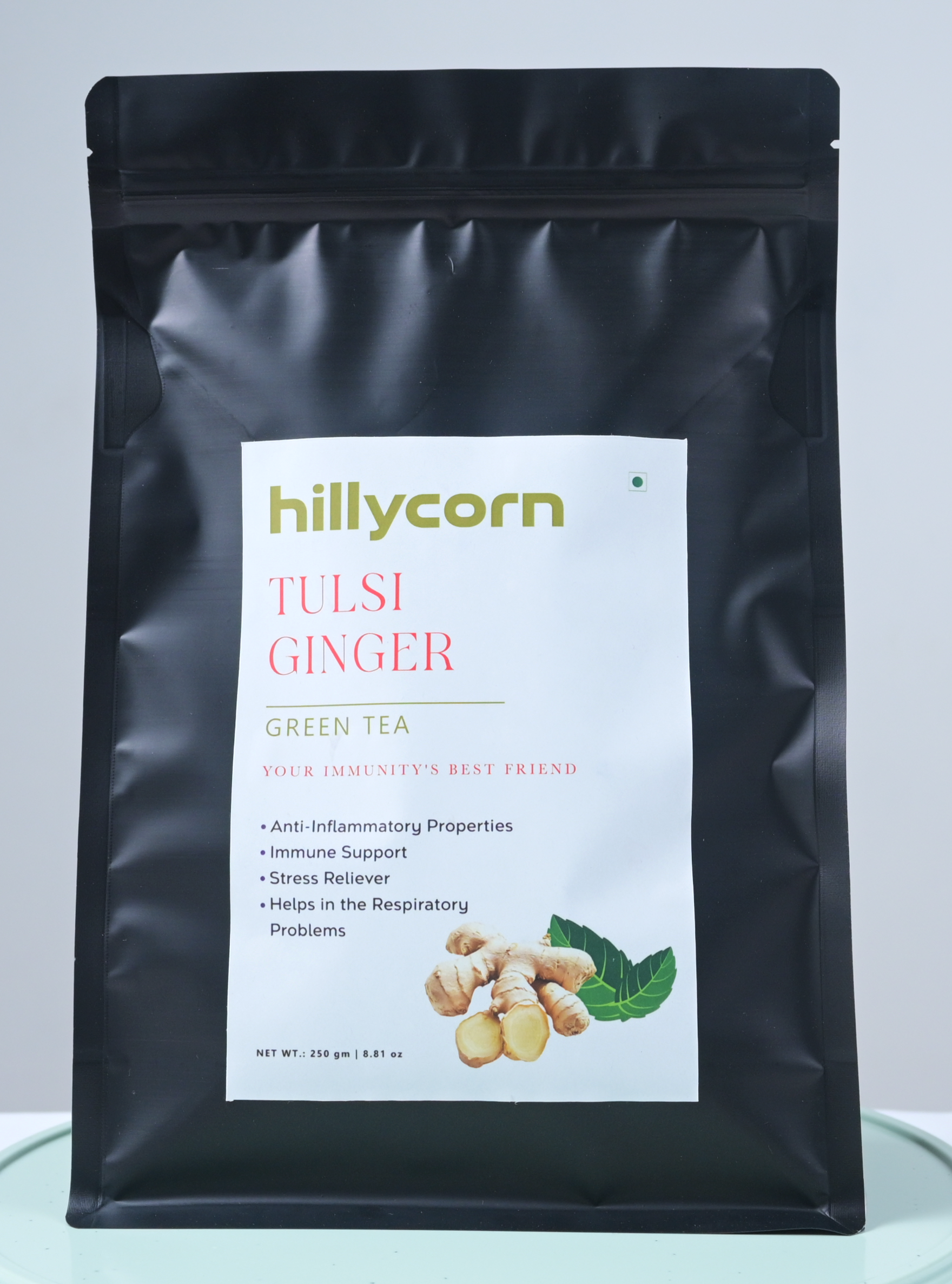 Tulsi Ginger Green Tea | Darjeeling Loose Leaf