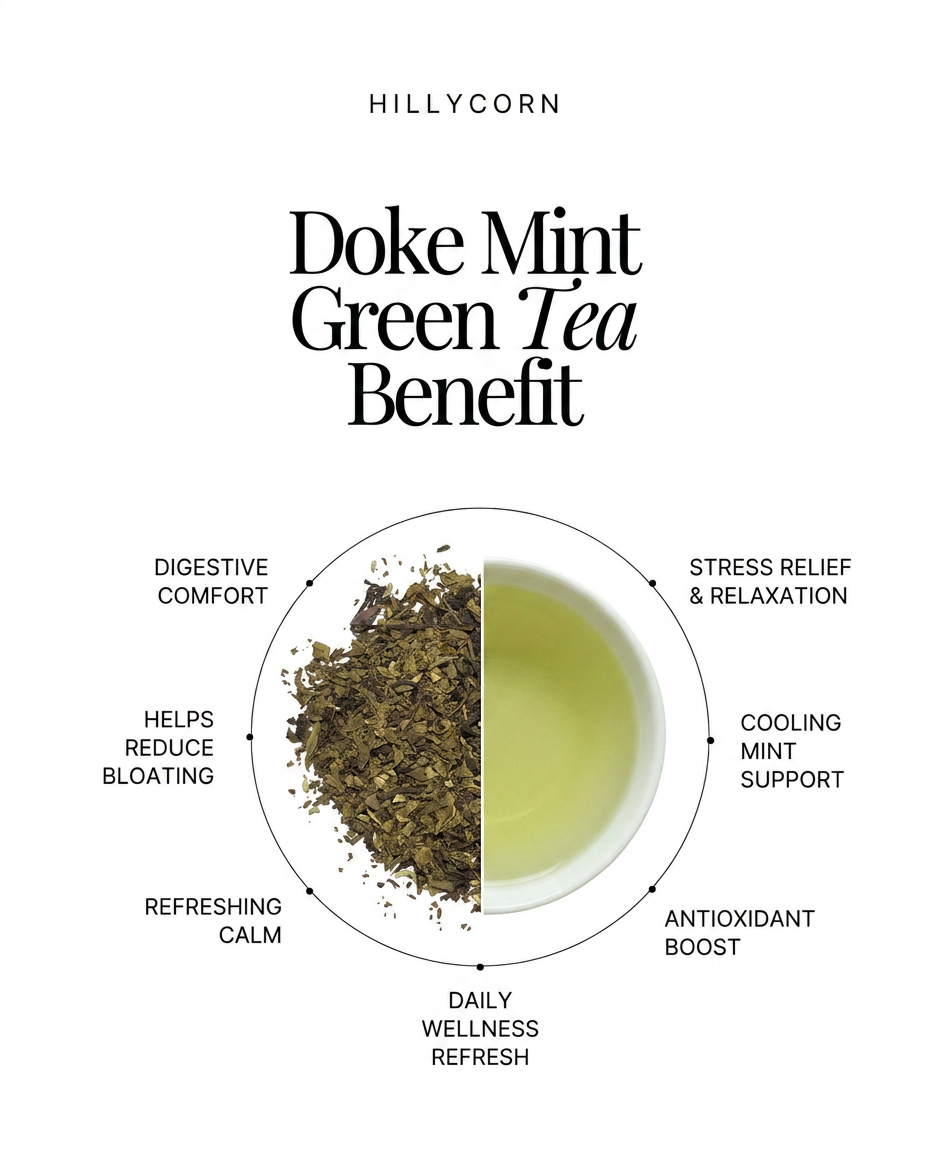 Doke Mint Green Tea | Bihar Loose Leaf