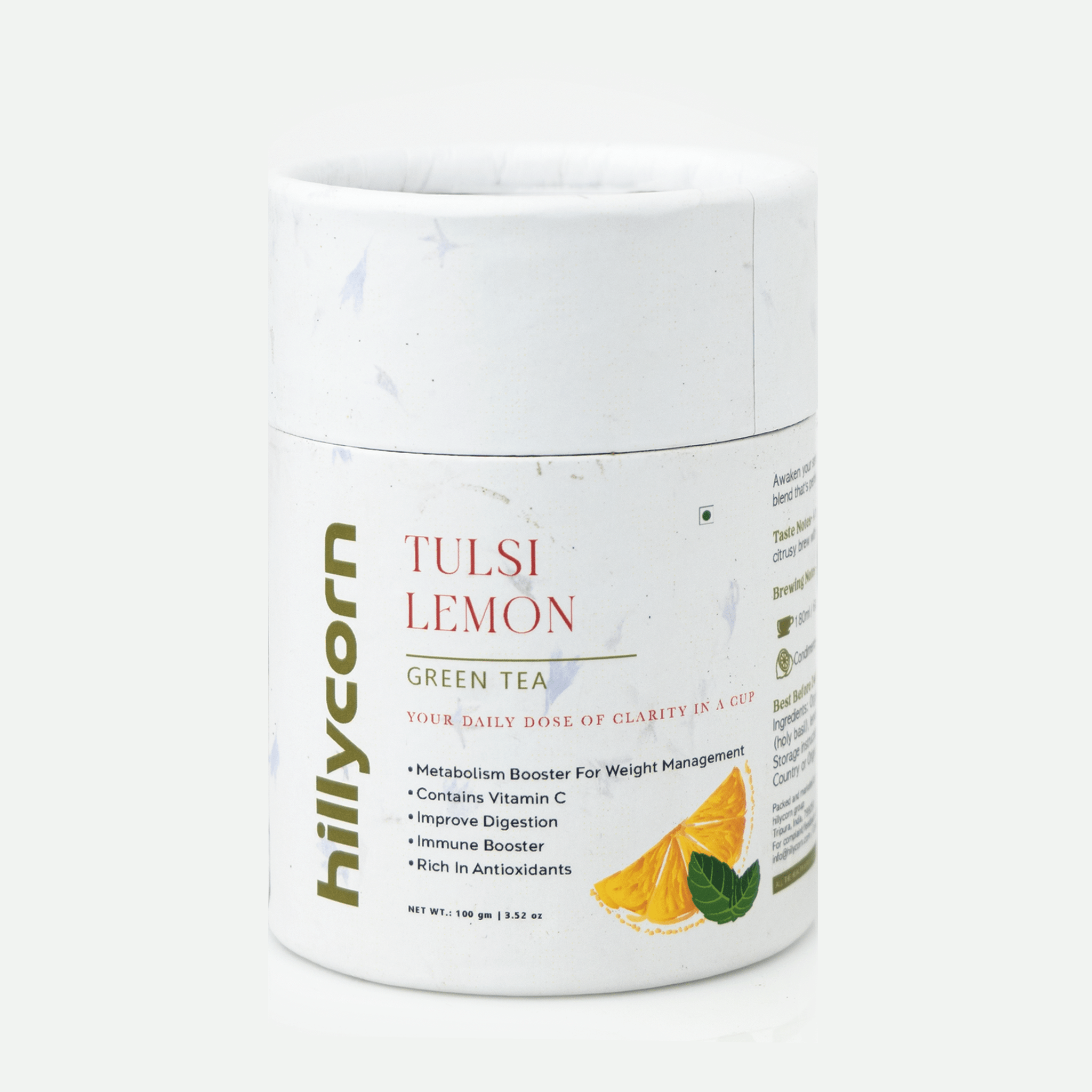 Tulsi Lemon Green Tea | Darjeeling Loose Leaf