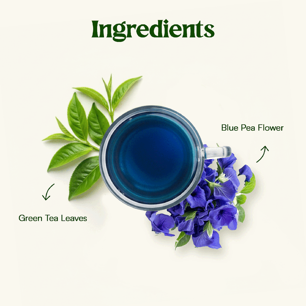 Blue Pea Green Tea | Darjeeling Loose Leaf