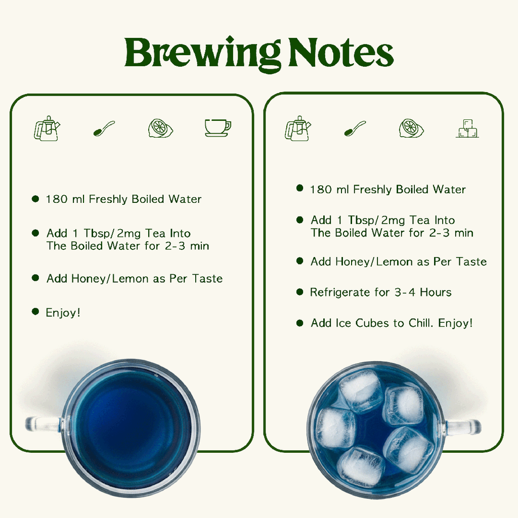 Blue Pea Green Tea | Darjeeling Loose Leaf