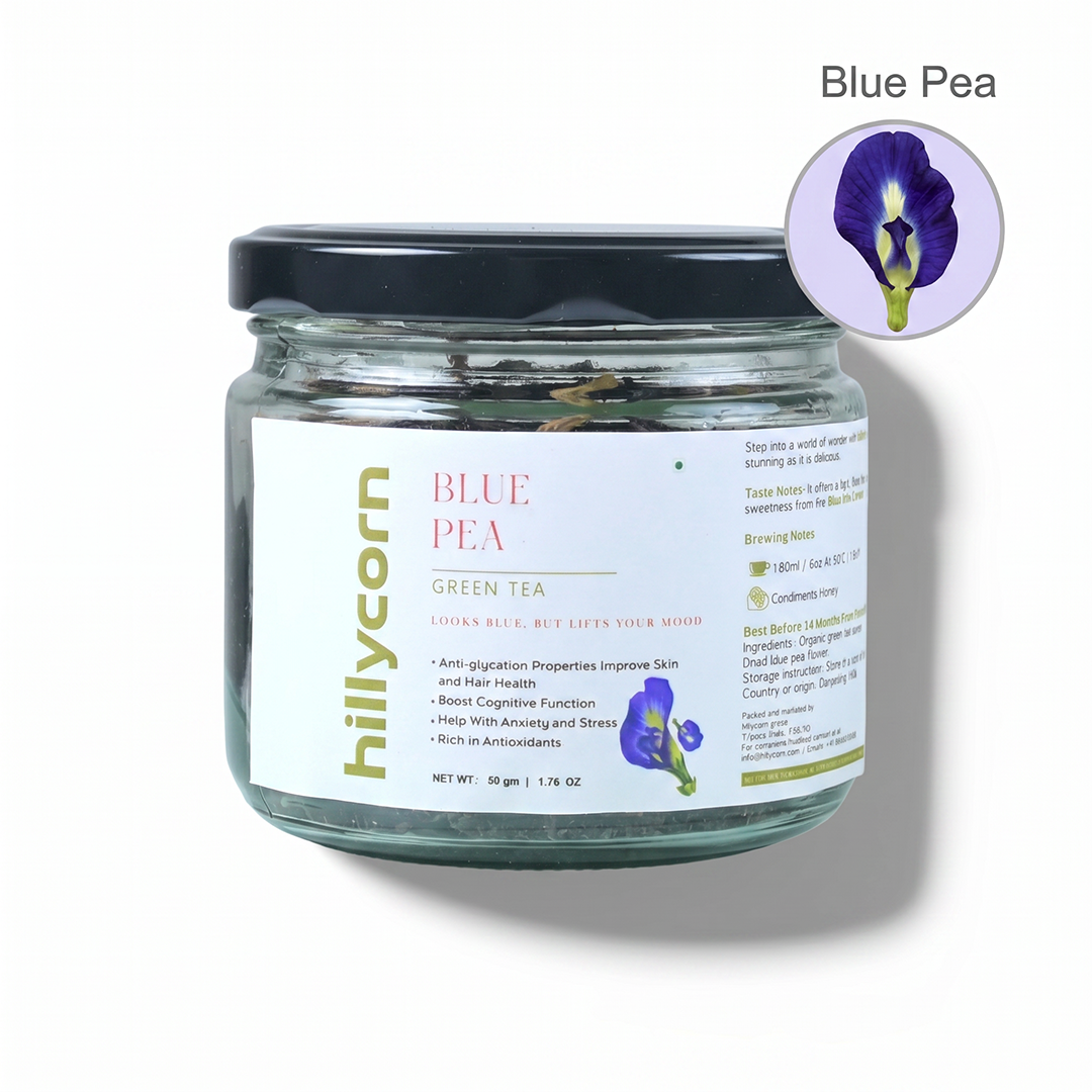 Blue Pea Green Tea | Darjeeling Loose Leaf